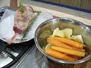 Cooking With Martin Gillespie - Retro Chef - archival photograph