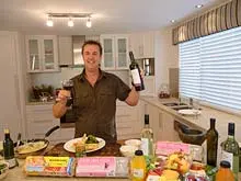 Cooking With Martin Gillespie - Retro Chef - archival photograph