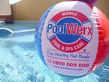 Poolwerx 'The Healthy Pool People - $69 Summer Starter Service' - archival photograph