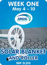 PoolWerx Competition - Week 1 'Win an Abgal Pool Blanket and Roller' - archival photograph