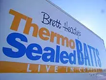 Brett Heady's Thermo Sealed Batts - archival photograph
