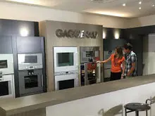 Design Kitchen Appliances 'New Gaggenau display' - archival photograph