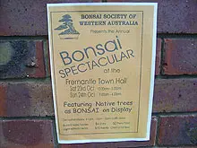 Bonsai Society of WA - Annual Bonsai Spectacular - archival photograph