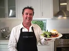 Cooking With Martin Gillespie - Retro Chef - archival photograph
