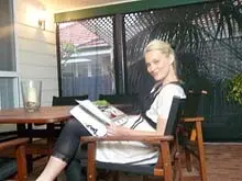 Aussie Outdoor Alfresco Cafe Blinds - archival photograph