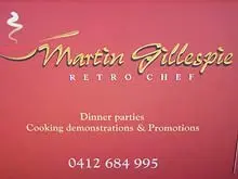 Cooking With Martin Gillespie - Retro Chef - archival photograph