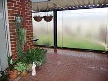 Aussie Outdoor Alfresco Cafe Blinds - archival photograph