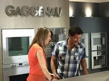 Design Kitchen Appliances 'New Gaggenau display' - archival photograph