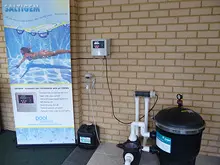 Pool Controls 'Manufacturers of Chemigem and Saltigem' - archival photograph