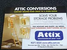 Attix Roof Access 'DIY Ladders' - archival photograph
