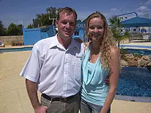 Sapphire Pools - archival photograph