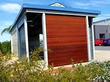 Centurion Garage Doors 'Made using BlueScope Steel' - archival photograph