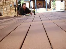Correct Deck 'See it at all Stratco Home Improvement Stores' - archival photograph