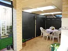 Aussie Outdoor Alfresco Cafe Blinds - archival photograph