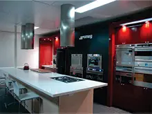 Smeg - Win a Kitchen Competition 'To win log onto www.winakitchenpackage.com and follow the prompts' - archival photograph