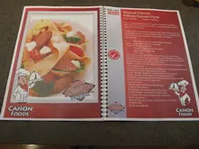 Cannon Foods Gourmet Chevups Chili, Feta and Spinach Pasta - archival photograph