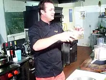 Cooking With Martin Gillespie - Retro Chef - archival photograph