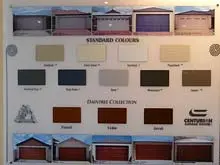 Centurion Garage Doors 'Made using BlueScope Steel' - archival photograph