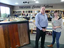 Trevor's Carpets - archival photograph
