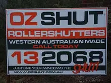 OZSHUT Roller Shutters - archival photograph